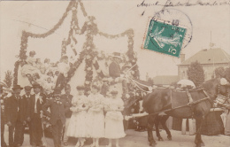 18 - ARGENT-SUR-SAULDRE - Carte-photo "Fête De La Rose De Mai (1909)" - Argent-sur-Sauldre