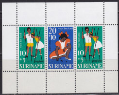 2213. Suriname, 1967, For The Child, Block, MH (*) - Surinam