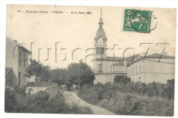 Feyzin (69)  : La Rue Menant à L'église En 1912 PF. - Feyzin