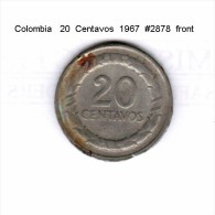 COLOMBIA    20  CENTAVOS  1967  (KM # 227) - Colombie