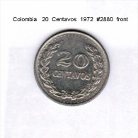 COLOMBIA    20  CENTAVOS  1972  (KM # 246.1) - Colombia