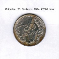 COLOMBIA    20  CENTAVOS  1974  (KM # 246.1) - Colombie