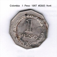 COLOMBIA    1  PESO  1967  (KM # 229) - Colombia