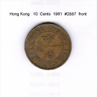 HONG KONG    10  CENTS  1961  (KM # 28.1) - Hongkong