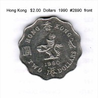HONG KONG    $2.00  DOLLARS  1990  (KM # 60) - Hongkong