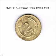 CHILE    2  CENTESIMOS  1965  (KM # 193) - Cile