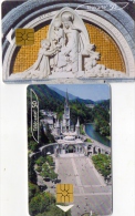 TELECARTES   LOURDES  No2 La Basilique/No3 Le Rosaire  ( F1155/1156)  (lot De 2) - 2001