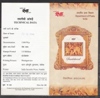 INDIA, 2006, Sandalwood (Santalum Album), First Scented Stamp Of India, Folder, Brochure - Brieven En Documenten
