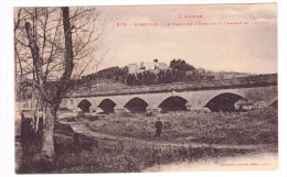 MIREPOIX - N° 579 - LE PONT SUR L' HERS ET LE CHATEAU AVEC PERSONNAGE -  CARTE FORMAT CPA - Ed. LABOUCHE FRERES - Mirepoix