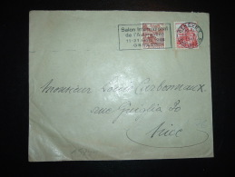 LETTRE POUR LA FRANCE TP 20 + 10 OBL.MEC. 5 II 1948 GENEVE 1 + SALON INTERNATIONAL DE L'AUTOMOBILE - Briefe U. Dokumente