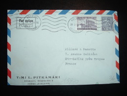 LETTRE PAR AVION POUR LA FRANCE TP 40 + 5 OBL.MEC. 28 9 59 HELSINKI + PITKAMAKI - Storia Postale