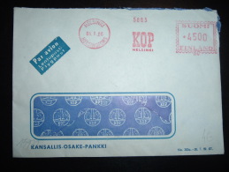 LETTRE PAR AVION EMA 1517 à 4500 Du 04.1.60 HELSINKI / KOP + KANSALLIS-OSAKE-PANKKI - Covers & Documents