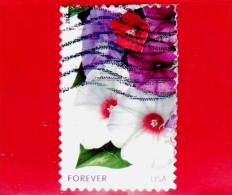 U.S. - USA - STATI UNITI - Usato - 2013 - Forever - Fiori - Flowers - Usados