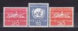 Suisse 1959  -  Yv.no.405-7 Neufs** - Servizio