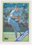 4cartes De Baseball "Topps" Royals : Jerry Don Gleaton-Steve Farr-John Wathan-Danny Tartabull - Sonstige & Ohne Zuordnung