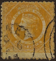 NSW 1882 8d Yellow P10 QV SG 236 U OO214 - Used Stamps