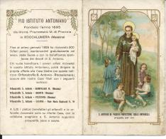 CAL002 - CALENDARIETTO 1930 -PIO ISTITUTO ANTONIANO - ROCCALUMERA - MESSINA - Petit Format : 1921-40