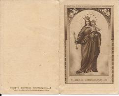 CAL006 - CALENDARIETTO 1932 -MARIA AUXILIUM CHRISTIANORUM - Small : 1921-40