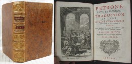 Satyricon Ou La SATIRE De Petrone / Latin-Français / Tome 2 De La Seconde Édition Complétée 1713 / Bel Ex-libris - 1701-1800