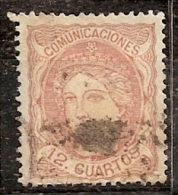 ESPAÑA 1870 - Edifil #113 - VFU - Used Stamps