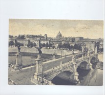 Roma Ponte Vittorio Emanuele II    2 SCANS - Bridges