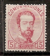 ESPAÑA 1872 - Edifil #118 - MLH * - Ongebruikt