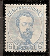 ESPAÑA 1872 - Edifil #119 - MLH * - Ungebraucht