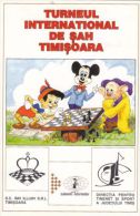 CPA CHESS, ECHECS, TOURNAMENT, DISNEY CHARACTERS, PINNOCHIO, BASHFUL, MICKEY MOUSE, UNUSED - Chess