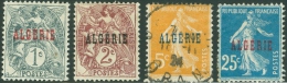 ALGERIA, COLONIA FRANCESE, FRENCH COLONY, 1924-1926, FRANCOBOLLI NUOVI (MLH*) E USATI - Nuevos