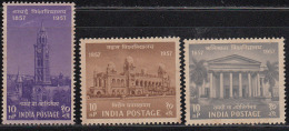 India MNH 1957, Set Of 2, Indian Universities, As Scan - Ungebraucht