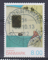 Denmark 2011 Mi. 1641 BA      8.00 Kr. Camping Life (from Sheet) Deluxe Cancel !! - Usado