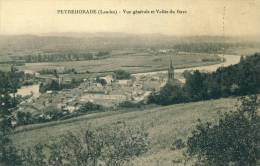 Peyrehorade  Vue Générale Et Vallée Du Gave  Cpa - Peyrehorade