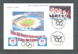 2008 TURKEY CENTENARY OF THE NATIONAL OLYMPIC COMMITTEE OF TURKEY POSTCARD - Postwaardestukken