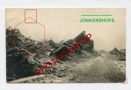 JONKERSHOVE-Carte Photo Allemande-Guerre 14-18-1WK-BELGIQUE-BELGIEN-Flandern-Feldpost- - Houthulst
