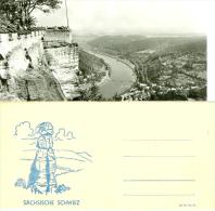 AK 1974 Königstein Sächsiche Schweiz  Postkarte + Briefumschlag - Koenigstein (Saechs. Schw.)