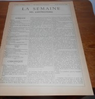 La Semaine Des Constructeurs. N°31. 29 Janvier 1887. Maison De Campagne Du Président C Leveland Près De Washington. - Revistas - Antes 1900