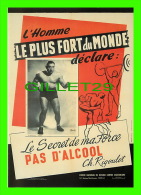 SPORTS, LUTTE, WRESTLING - CHARLES RIGOULOT - 56 RECORDS DU MONDE, CÉLÉBRITÉ DES ANNÉE 20 - - Worstelen