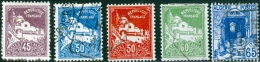 ALGERIA, COLONIA FRANCESE, FRENCH COLONY, 1926-1939, FRANCOBOLLI NUOVI (MLH*) E USATI, Scott 48-51,53 - Unused Stamps