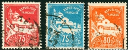 ALGERIA, COLONIA FRANCESE, FRENCH COLONY, 1926-1939, FRANCOBOLLI USATI, Scott 54-56 - Neufs