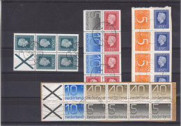 Pays Bas- Timbres De Carntes - Oblitérés - Markenheftchen Und Rollen