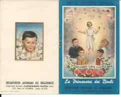 CAL077 - CALENDARIETTO 1956 - ORFANATROFIOANTONIANO DEI REGAZIONISTI - CAPODIMONTE - NAPOLI - Petit Format : 1941-60