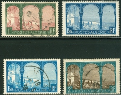 ALGERIA, COLONIA FRANCESE, FRENCH COLONY, 1926-1939, FRANCOBOLLI NUOVI (MLH*) E USATI, Scott 58,61-63 - Unused Stamps