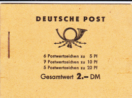 1961 - CARNET D'USAGE COURANT Avec PUB - INSCRIPTION III 18 185 Lp 2441 61 (MICHEL Nr. 3b) - Markenheftchen