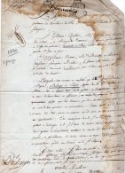 VP51 - PARIS X LAGNY 1790 - Acte De Decharge A Mr PAPIN - Gebührenstempel, Impoststempel