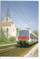 Essonne - 91 - Palaiseau Le Rere Train A L'église St Martin  Le 5 Oct. 1985 - Palaiseau