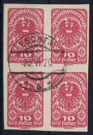 Liechtenstein: Forerunner : ESCHEN Mi 277  4-block (Ferchenbauer) - ...-1912 Préphilatélie