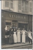 CHARLIEU - Devanture De La BOUCHERIE VINDRIER - CARTE PHOTO - Charlieu