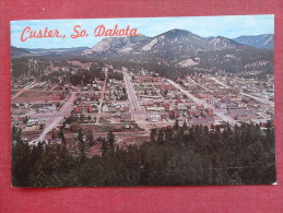 Custer,SD--Aerial View--cancel 1967--PJ 281 - Andere & Zonder Classificatie