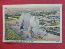 Rapid City,SD--Triceratops Dinosaur Park--not Mailed--PJ 281 - Altri & Non Classificati