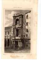 Gravure Sur Acier , XIX éme Siècle , 13 X 21 Cm  , Portail Du Château D´ANET   , Frais Fr : 1.60€ - Prints & Engravings